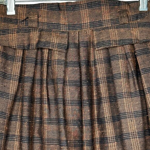 Vintage Ky-Lee Brown Skirt - Picture 2 of 7